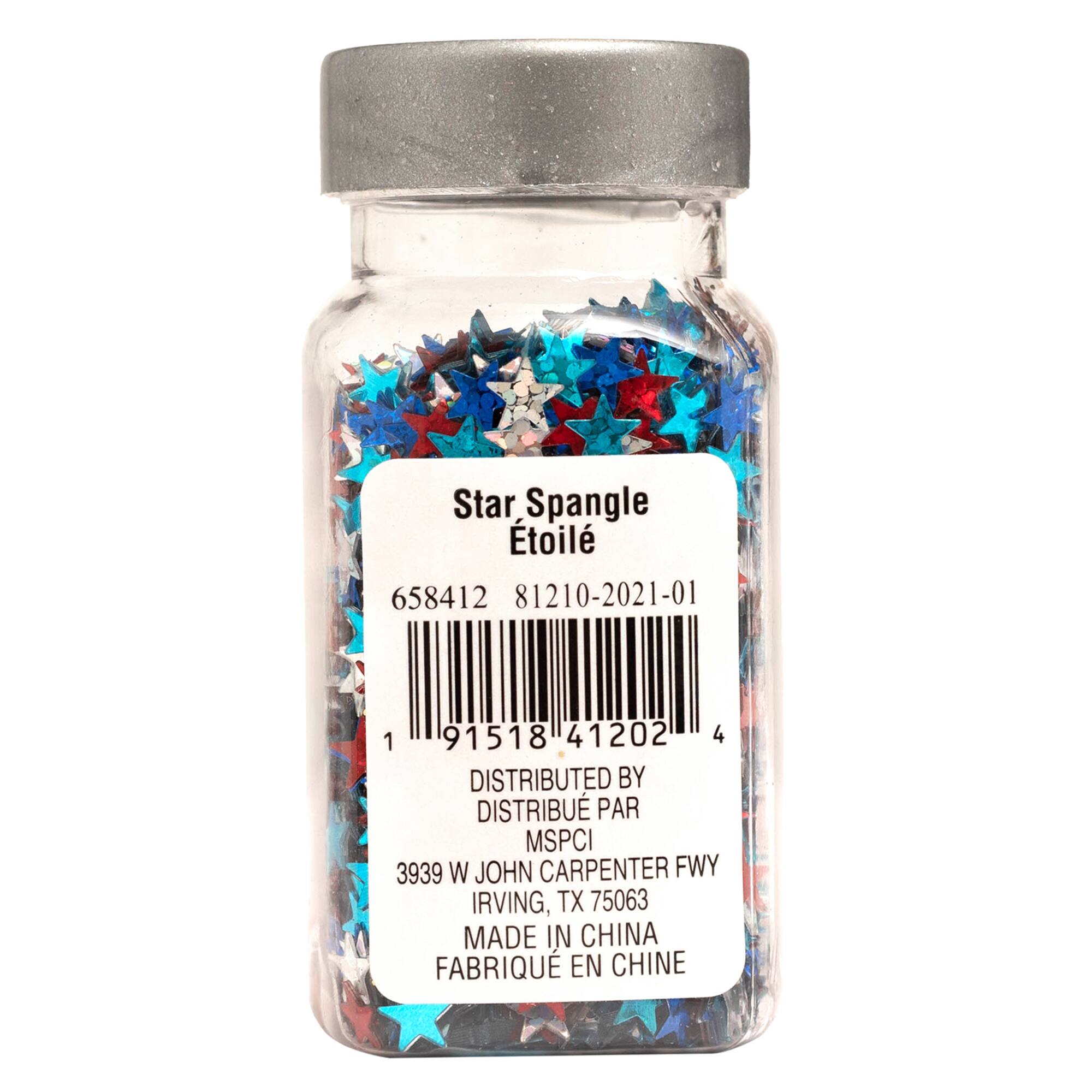 Star Spangle Specialty Polyester Glitter by Recollections™, 0.73oz.